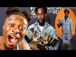 KENDRICK LAMAR WON 5 GRAMMYs WITH A DISS TRACK "NOT LIKE US" | 2025 GRAMMYs Acceptance Speech!!