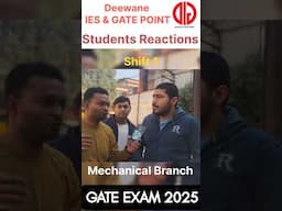 🔥 GATE exam students reaction, mechanical engineering #motivation #engineeringentrance #crackexam