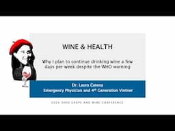 Dr. Laura Catena Presentation on Wine and Health