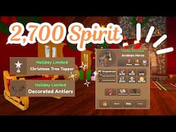 Turning in *2,700 HOLIDAY SPIRIT* to Get the Gingerbread Arabian! | Wild Horse Islands