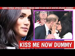 VIDEO FOOTAGE OF MEGHAN FORCING HARRY To Kiss Her At The Invictus Game Opening Ceremony In Vancouver