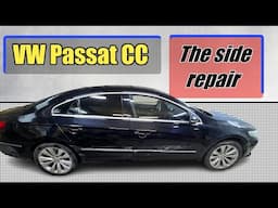 VW Passat CC. Side repair. Ремонт бочины.