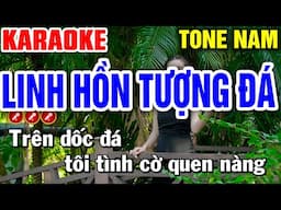 LINH HỒN TƯỢNG ĐÁ Karaoke Nhạc Sống Tone Nam - Mai Phạm Karaoke