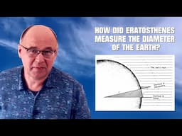 How did Eratosthenes measure the diameter of the Earth?