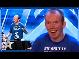 Lost Voice Guy brings LOLs without using voice! | Unforgettable Audition | Britain's Got Talent