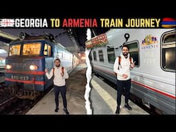 FIRST CLASS Train Journey (Georgia to Armenia) 🇬🇪🇦🇲