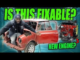 Restoring A Neglected Rusty Classic Rover Mini Cooper Spi - Episode 3