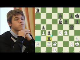 🚀 ELE JÁ ERA UM MONSTRO! Magnus Carlsen aos 15 Anos!