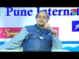 Dr Shashi Tharoor in 12thPuneIntl Lit Fest and engaging in conversation on book #Awonderlandofwords