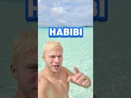 Habibi, Welcome To Maldives! 🏝️ #maldives #viral #male #maldivesbeach #maldivesislands #resort