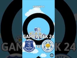 Everton vs Leicester City - MARBLE RACE PREMIER LEAGUE #shorts #premierleague #everton #leicester