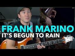 Guitar Teacher REACTS: Frank Marino - It's Begun to Rain | Live at the Agora Theatre