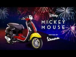 #Disney100 ✨ Let’s celebrate with Disney Mickey Mouse Edition by Vespa