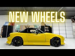 WRECKED Miata Gets New Wheels!