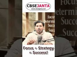 Focus + Strategy = Success 💪 #class12political #upsc #motivation