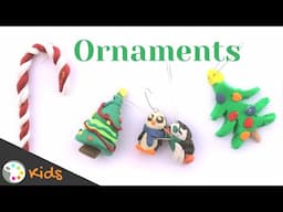 How to make Ornaments out of Clay | Christmas Art Project for Kids