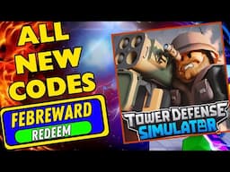 *NEW CODES* ROBLOX Tower Defense Simulator CODES 2025 | Tower Defense Simulator CODES |