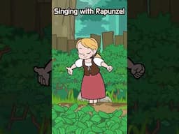 Rapunzel's Beautiful Songs | #shorts | Little Fox #bedtime_story #kidslearning #kidsstories