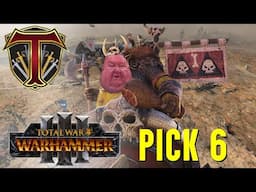 NEW MAPS | Pick 6 Tournament - Total War Warhammer 3 Competitive