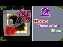 DIY 2 Winter Home decoration ideas Step by Step at home | Best Out Of Waste winter craft idea