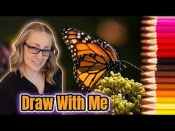 Butterfly in  Colored Pencil & Pan Pastels - Full Tutorial