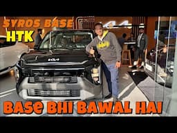 Kya kar Diya Kia - Base me Koun Itne Features Deta Hai ???? Kia Syros HTK Base Sirf 8.99 Lakh