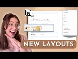 Transforming My Notion with the NEW Layouts Feature! 😍 (Step-by-Step Tutorial)