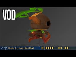 VOD: Reworking Animations for the Husk | #blender3d #b3d #gamedev