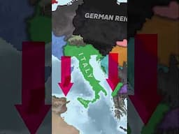 Why did Italy Switch Sides in World War 2? #short #historicalmaps #map