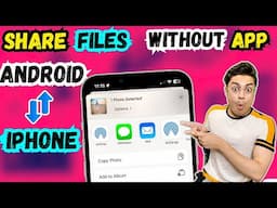 Share Photos, Videos, Files from iPhone to android | Transfer Photos, Videos, Files Android/iPhone