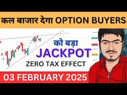 Nifty Prediction and Bank Nifty Analysis for Monday | 03 February 2025 | BankNifty Tomorrow