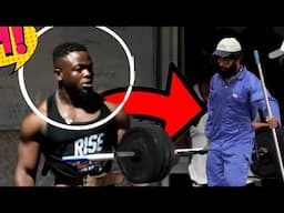 Bodybuilders Get Humiliated By GYM CLEANER | Anatoly Gym Prank