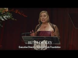 National Book Foundation’s Executive Director Ruth Dickey at the 75th National Book Awards