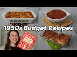 1950s BUDGET RECIPES 🍽️ Easy Low Cost Dinner Ideas!