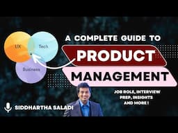 Everything you NEED TO KNOW about *PRODUCT MANAGEMENT* | Job role, interview and more! | Sid Saladi