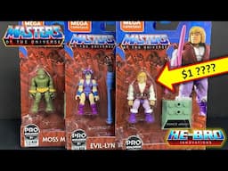 Starting bid $1 for all 3 - MEGA CONSTRUX He-Man and the Masters of the Universe