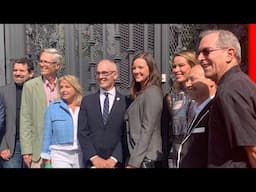 Chaplin - Keaton - Lloyd Alley, Dedication Ceremony