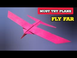 Paper Plane for Beginners - How to Make a Fast Paper Airplane - Easy Origami Paper Plane