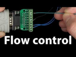 RS232 flow control