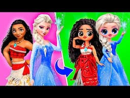 ¡Elsa En El Mundo De Moana 2! 32 Manualidades Con Muñecas LOL OMG De Frozen De Disney