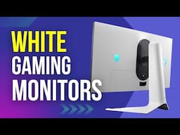 5 Best WHITE Gaming Monitors in 2025 (OLED, 240hz, Budget)