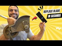 How to replace any edger blade in seconds