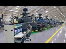 Inside Restricted Hangar Repairing US Most Advanced Attack Helicopters