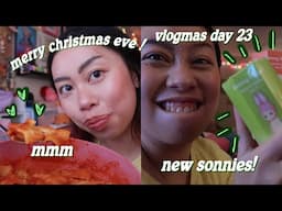 merry christmas eve ! | vlogmas day 23 ｡･:*:･ﾟ