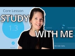 Watch me study Greek and (finally!) pass a beginner lesson