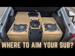 Subwoofer locations compared with RTA