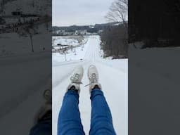 Our favourite winter activity!! #snowtubing #winter #winteractivity #shorts