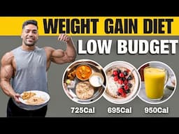 Budget Diet Plan For Weight Gain | How To Gain Weight In 7 Days