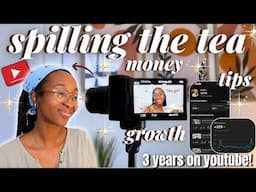 spilling the tea about being a small youtuber 📷💸💼✨ let's talk money, growth, tips, collabs, & more ✨