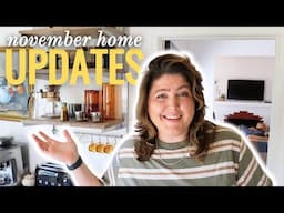 NOVEMBER HOME UPDATES 🏠 Trying Out New Decor + Recommending My Faves